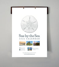 2026 Coastal New England Calendar with handcrafted hardwood hanger