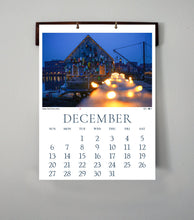 2026 Coastal New England Calendar with handcrafted hardwood hanger