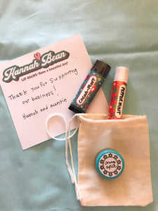 Hannah Bean Lip Balm - Holiday Collection 2020